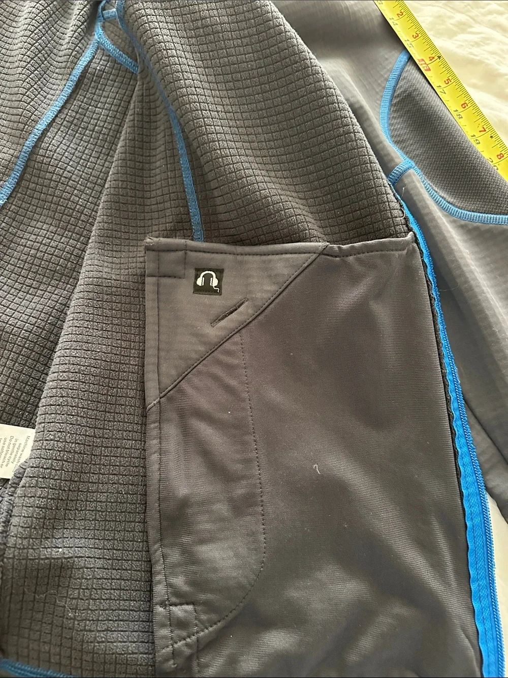 Subaru Rally Team USA Men's Gray Performance Zip Jacket with Blue Trim